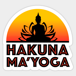 Hakuna Ma’Yoga Design Sticker